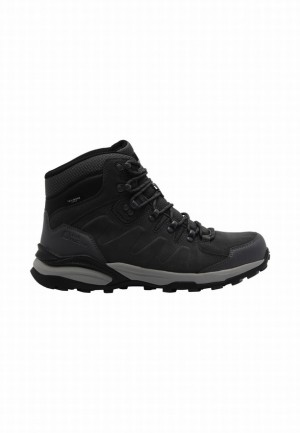 Chaussure de Randonnée Jack Wolfskin Refugio Texapore Mid Homme Noir | 94169929