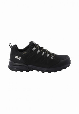 Chaussure de Randonnée Jack Wolfskin Refugio Texapore Low Homme Noir | 83791472