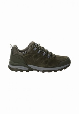 Chaussure de Randonnée Jack Wolfskin Refugio Texapore Low Homme Cafe | 60201614