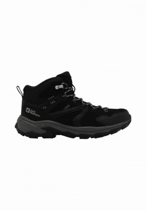 Chaussure de Randonnée Jack Wolfskin Vojo Tour Lt Texapore Mid Homme Noir | 72752090