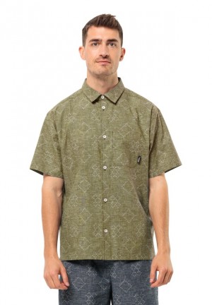 Chemises Jack Wolfskin Karana Homme Vert Olive | 50465789