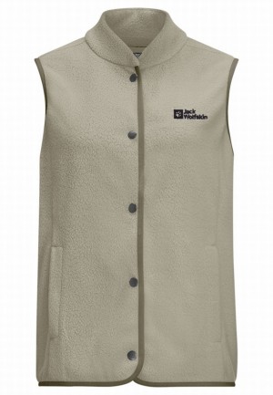 Gilet Jack Wolfskin Light Curl Femme Grise | 32025612