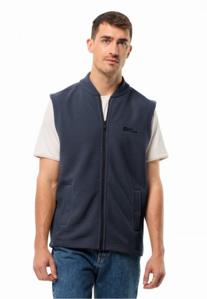 Gilet Jack Wolfskin Light Curl Homme Bleu Marine | 16681090