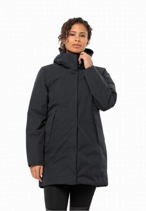Manteaux Jack Wolfskin Salier Femme Noir | 10172999