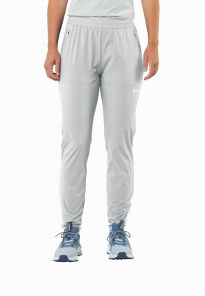 Pantalon Jack Wolfskin Prelight Chill Femme Grise | 27687258