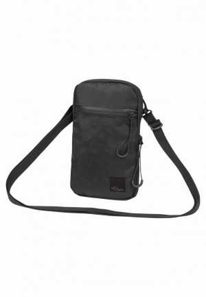 Sac Porté Épaule Jack Wolfskin Wandermood Phone Pouch Homme Noir | 87209060