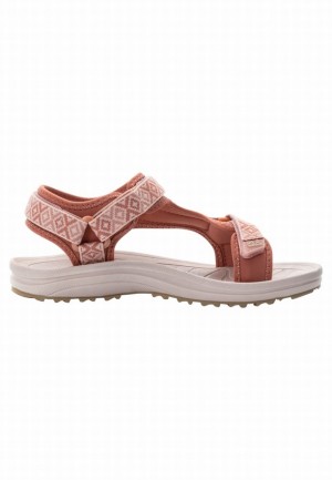 Sandale Jack Wolfskin Wave Breaker Femme Rose | 37166132