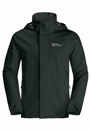 Vestes De Pluie Jack Wolfskin Stormy Point 2l Homme Noir | 59080453