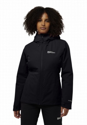 Vestes D'hiver Jack Wolfskin Wisper Ins Femme Noir | 34541390