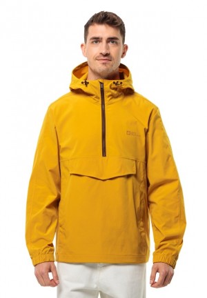 Vestes Jack Wolfskin Desert Wind Overhead Homme Jaune | 34356827