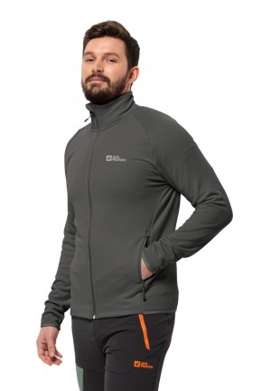 Vestes Polaires Jack Wolfskin Baiselberg Fz Homme Grise | 35494618