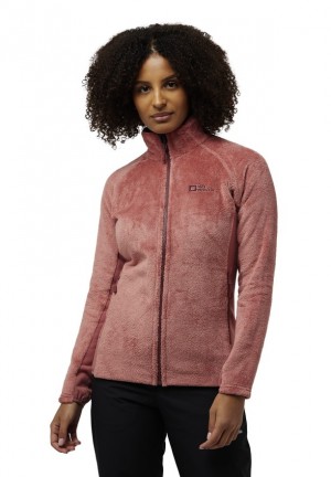Vestes Polaires Jack Wolfskin Rotwand Fz Femme Rouge | 99698097